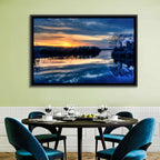 Louisiana Bayou Sunset Wall Art