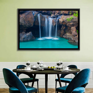 Waterfall Into Pool Wall Art