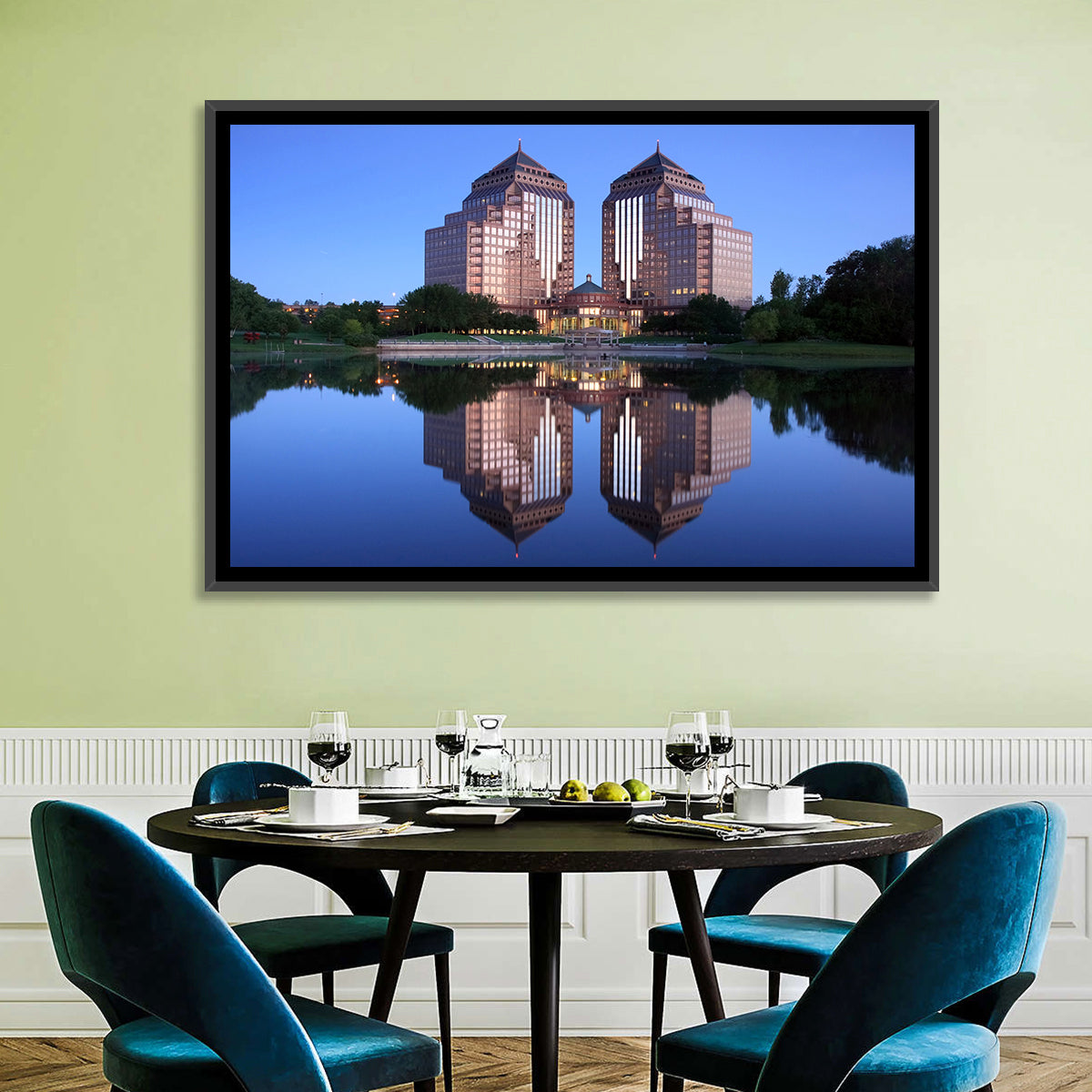 Carlson Towers at Dusk Wall Art