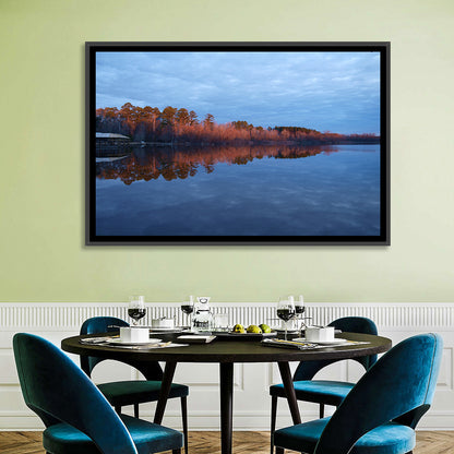 Lake Livingston Pier at Golden Hour Wall Art