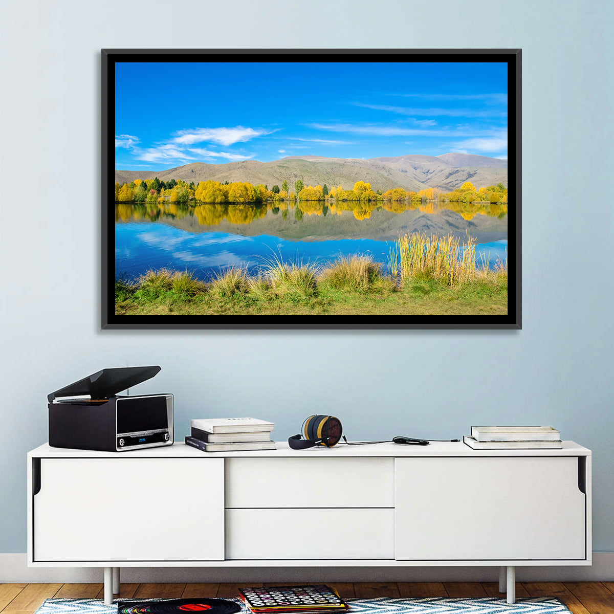 Ruataniwha Autumn Reflection Wall Art
