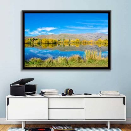 Ruataniwha Autumn Reflection Wall Art