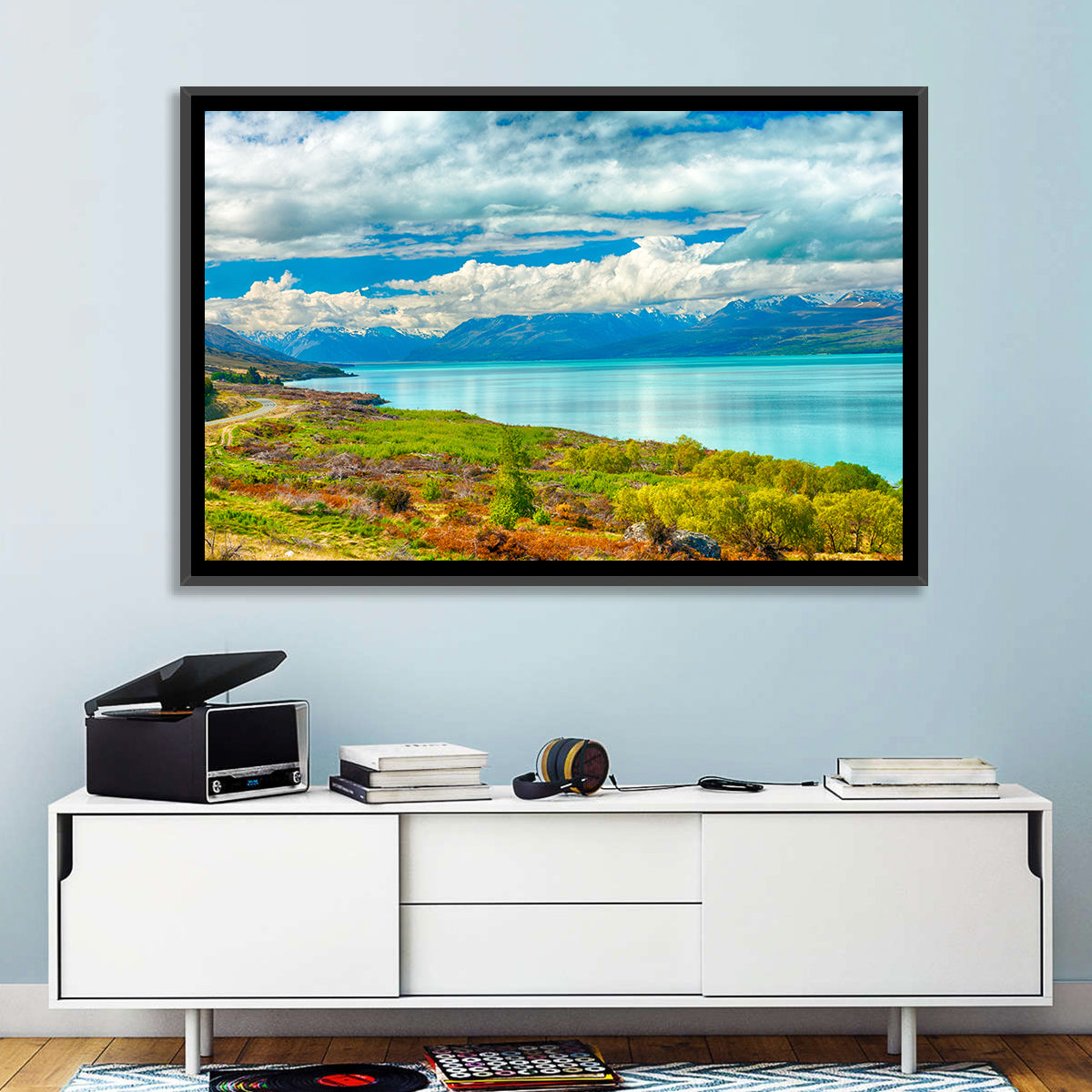 Turquoise Lake Pukaki with Mount Cook Wall Art