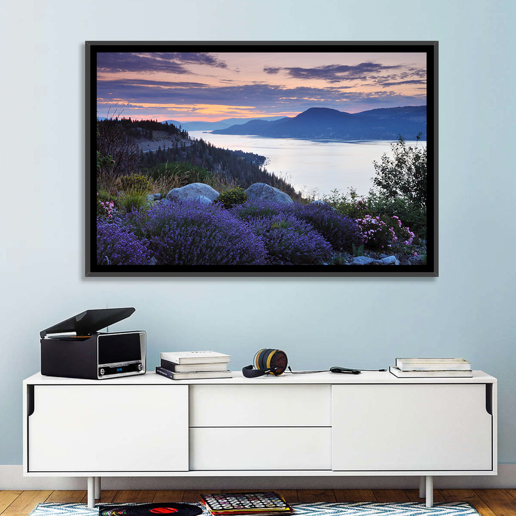 Okanagan Lavender Lake Wall Art