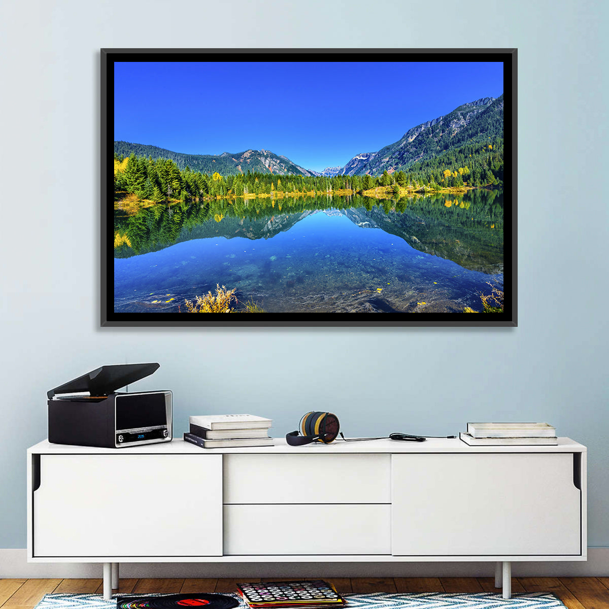 Mt Chikamin Reflection at Gold Lake Wall Art