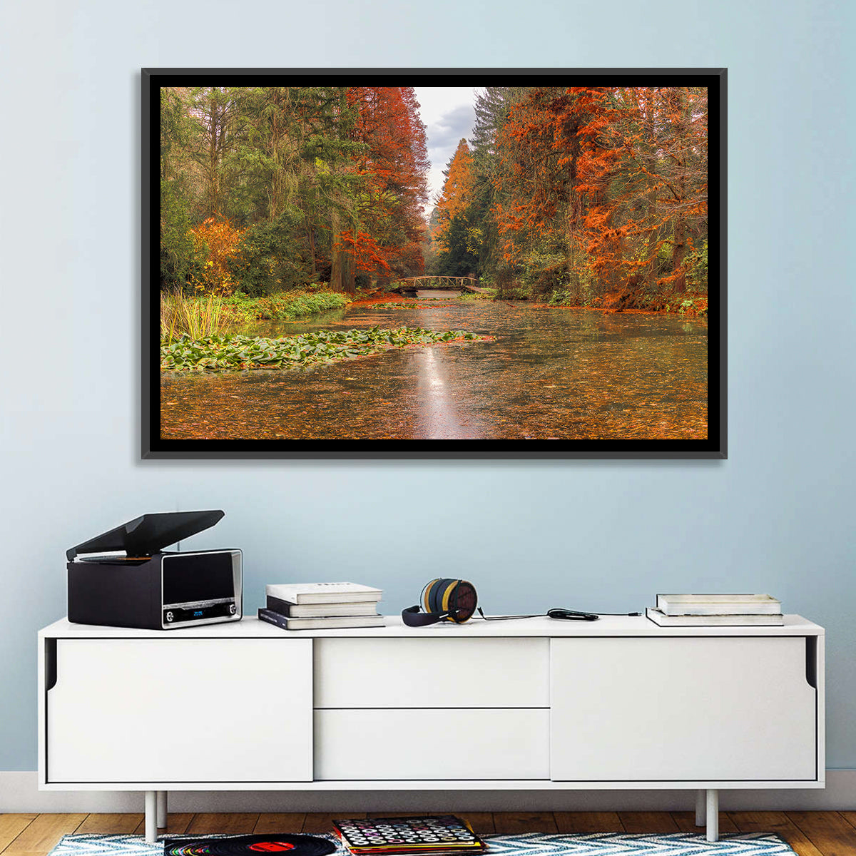 Simeria Arboretum Autumn Lake Wall Art