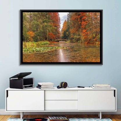 Simeria Arboretum Autumn Lake Wall Art