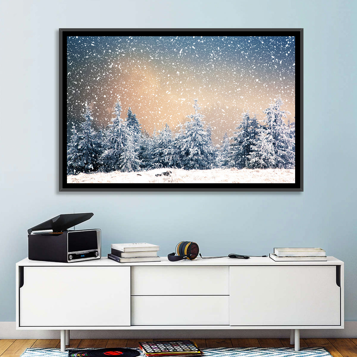 Winter Forest Wonderland Wall Art