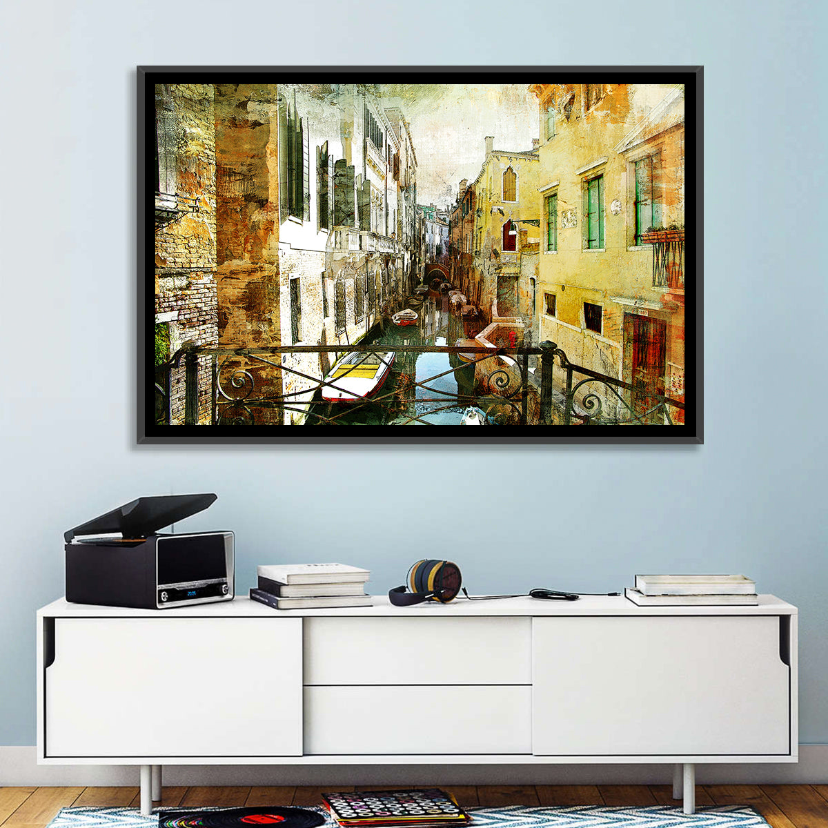 Venice Canal View Wall Art