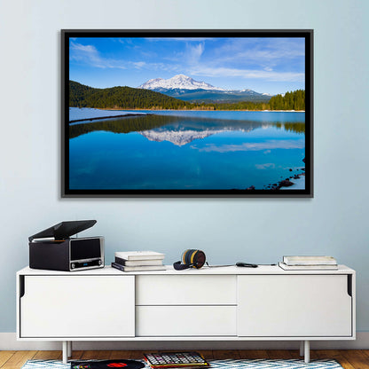 California Mountain Lake Reflection Wall Art