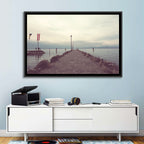 Stone Pier at Lake Garda Wall Art