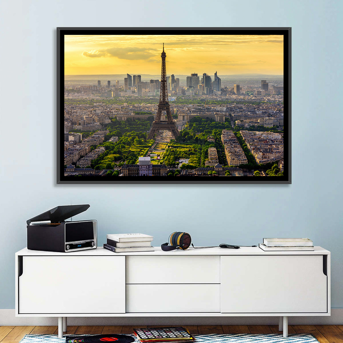 Eiffel Tower at Golden Hour Wall Art