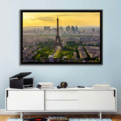 Eiffel Tower at Golden Hour Wall Art