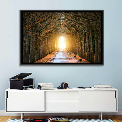 Autumn Oak Tunnel Wall Art