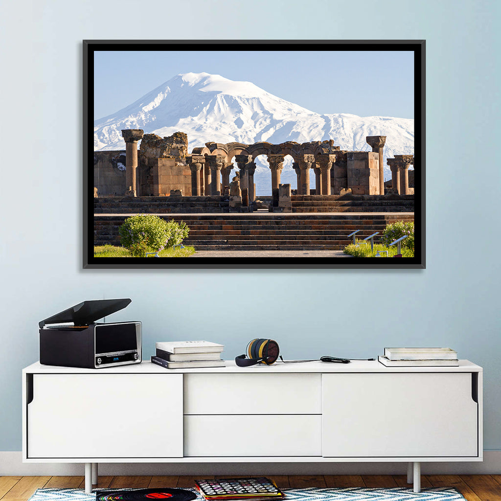 Zvartnots Cathedral and Mount Ararat Wall Art