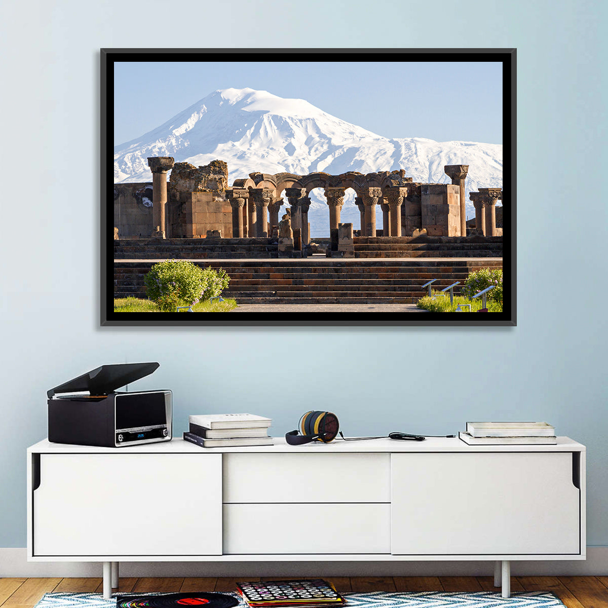 Zvartnots Cathedral and Mount Ararat Wall Art