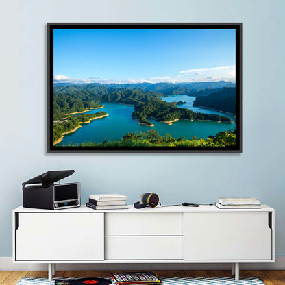 Emerald Qiandao Lake Wall Art