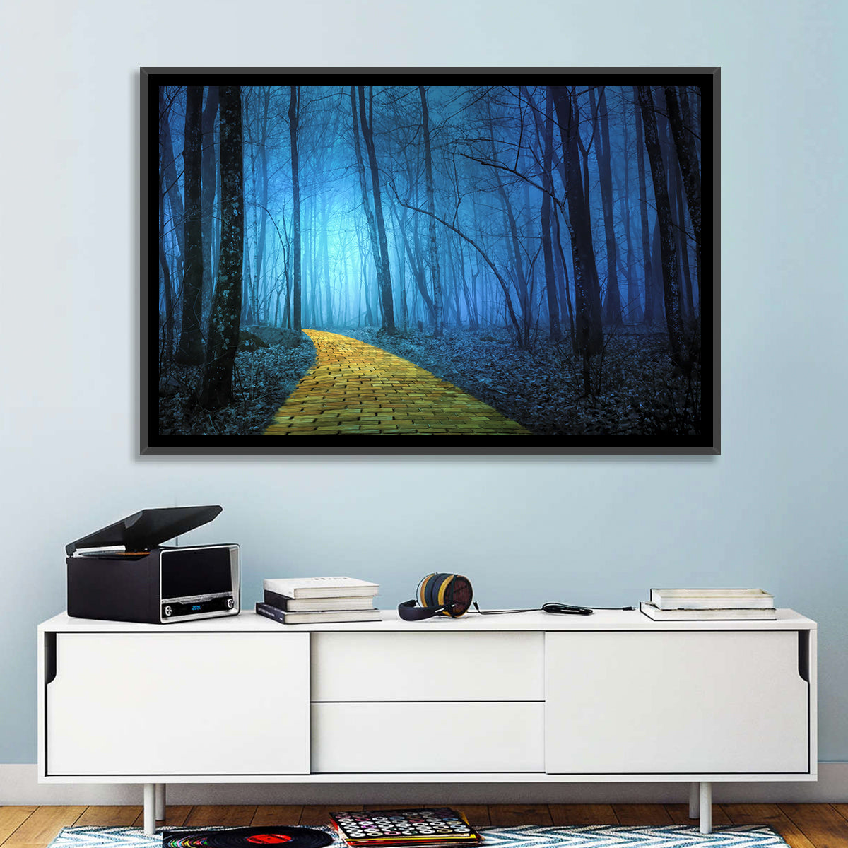 Spooky Forest Pathway Wall Art