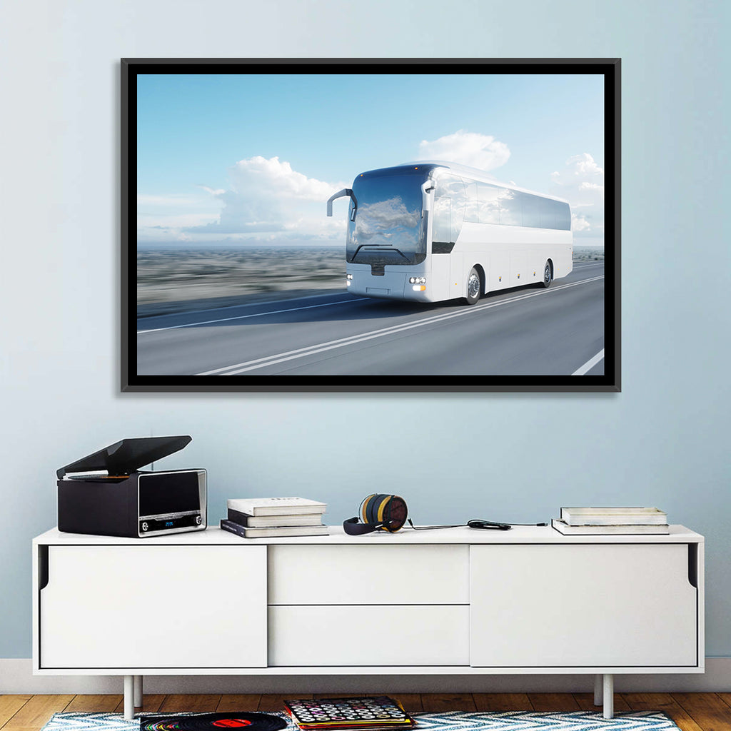 Desert Highway Tour Bus Wall Art