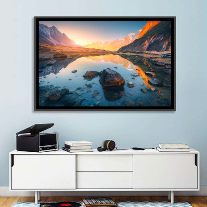 Himalayan Lake Reflections Wall Art