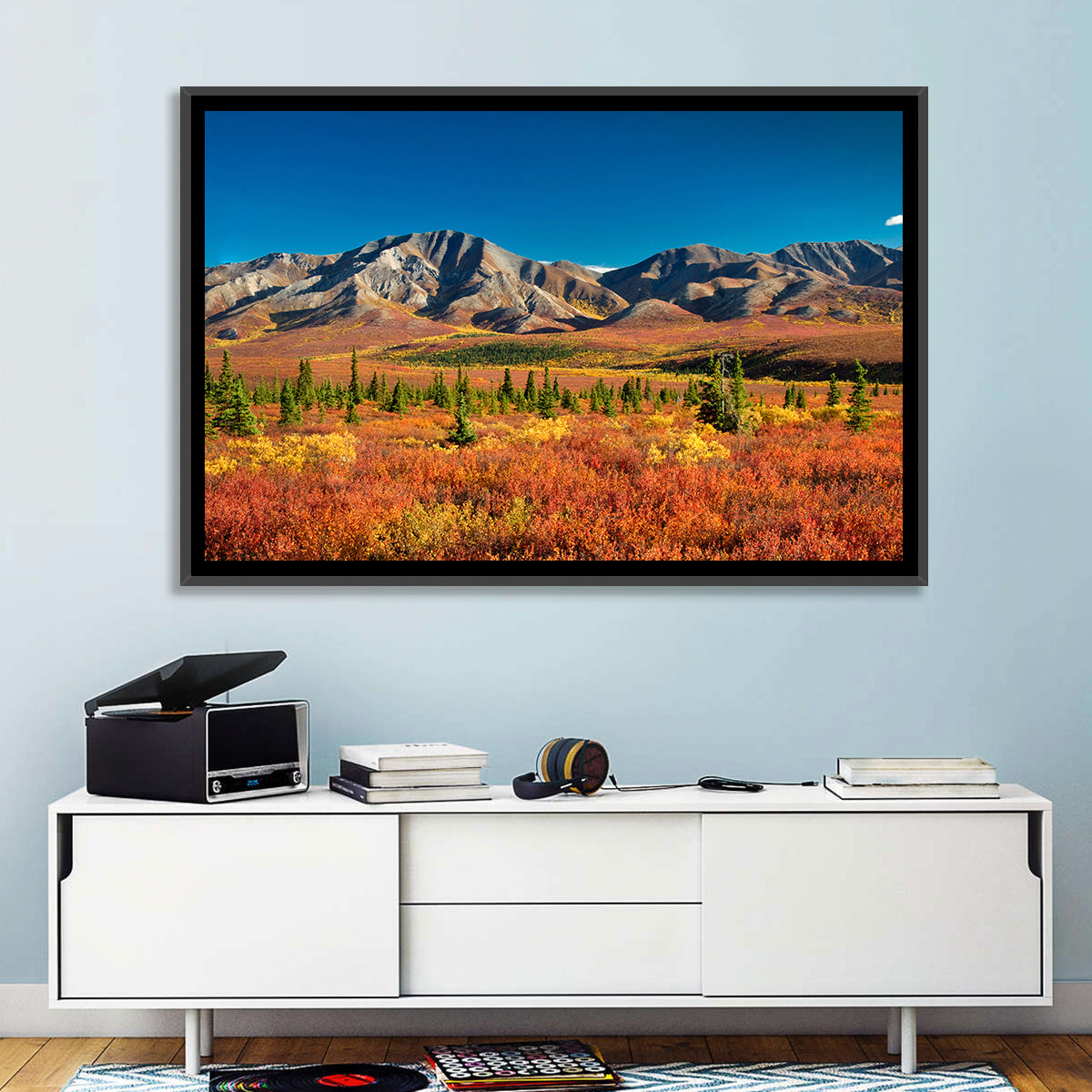 Denali Autumn Peaks Wall Art