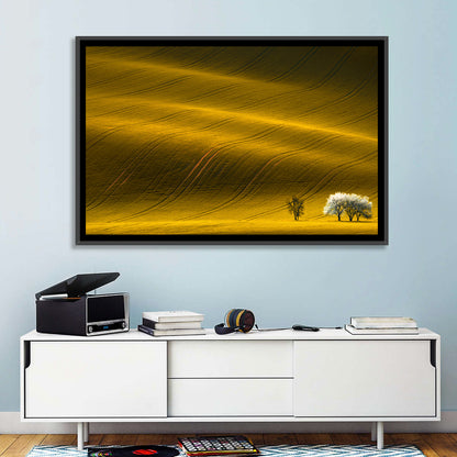 Wavy Rapeseed Field Wall Art