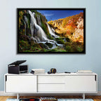 Plitvice Lakes Waterfall Wall Art