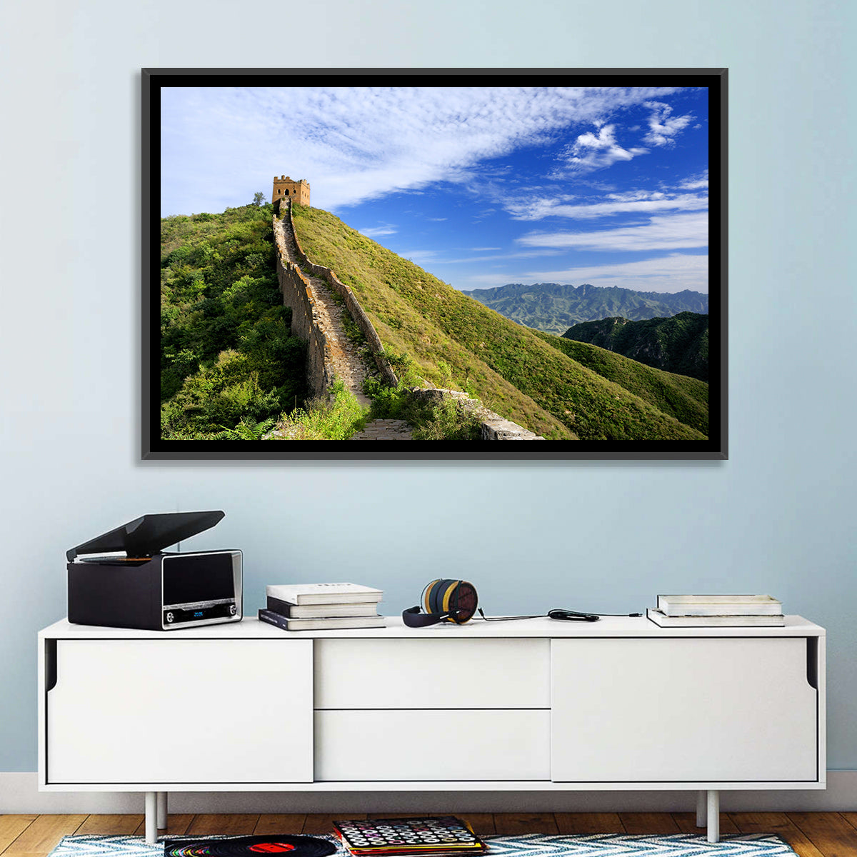 Great Watchtower View Wall Art in a room, landscape