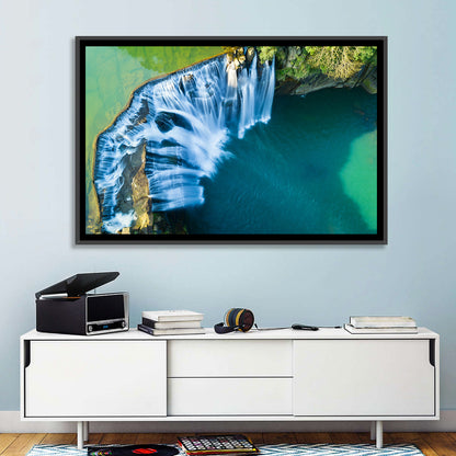 Shifen Waterfall Aerial Wall Art
