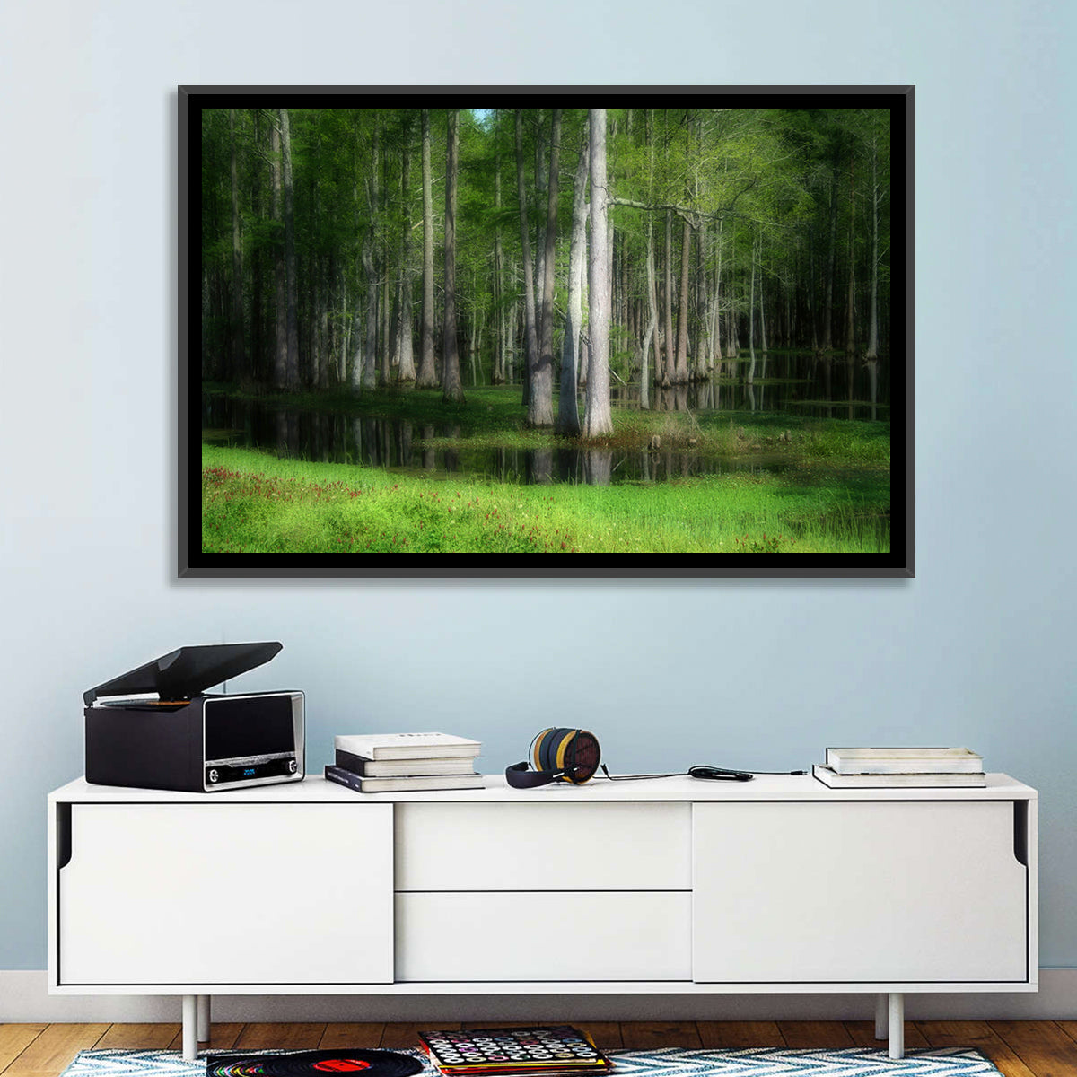 Lush Cypress Swamp Wall Art