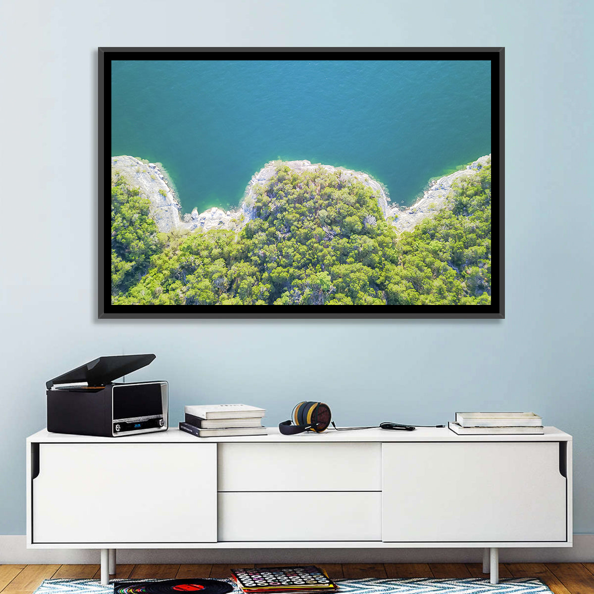 Lake Travis Shoreline Aerial Wall Art