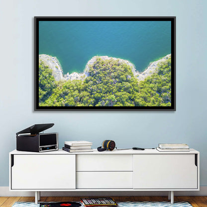 Lake Travis Shoreline Aerial Wall Art