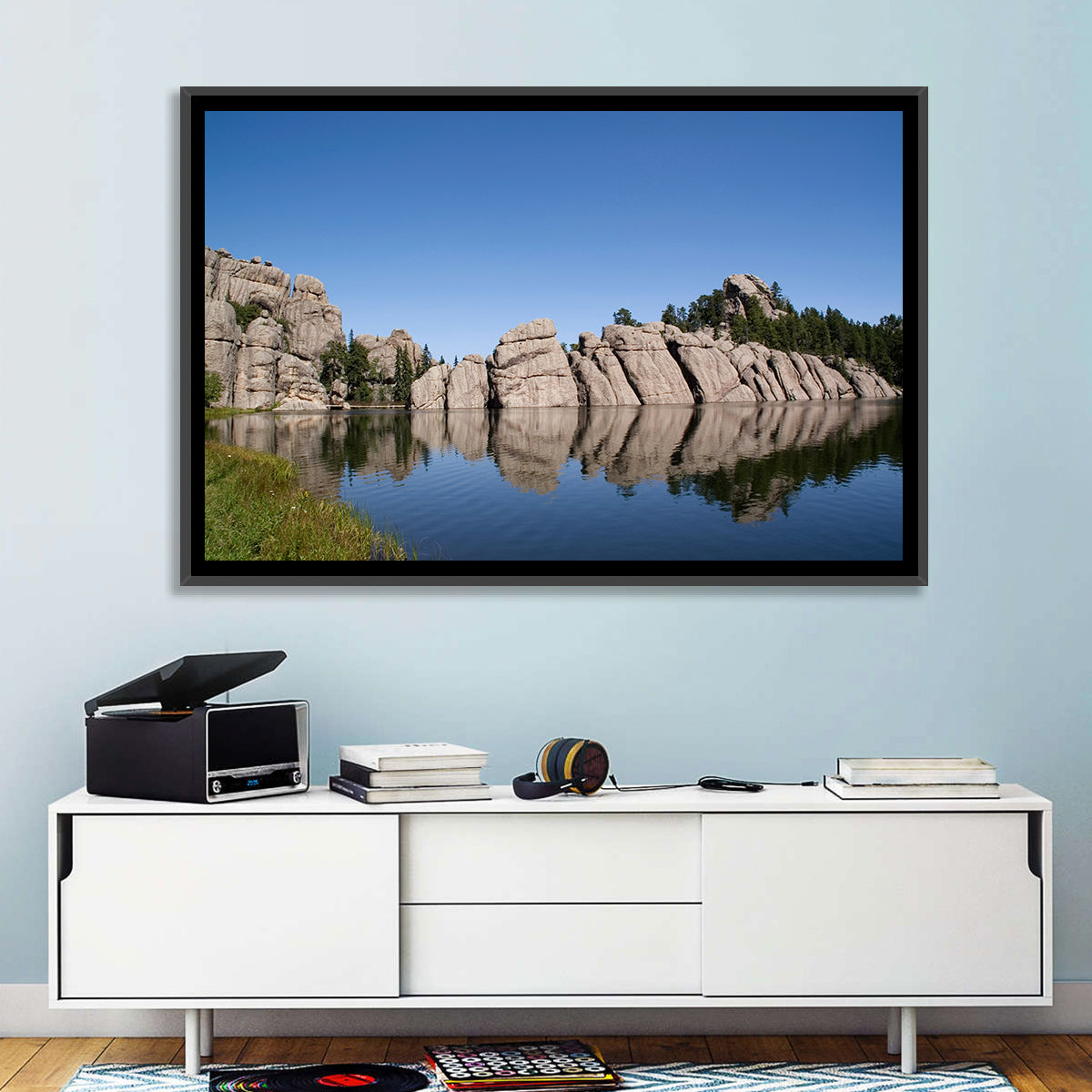 Sylvan Lake Reflection Wall Art