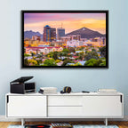 Tucson Skyline at Golden Hour Wall Art