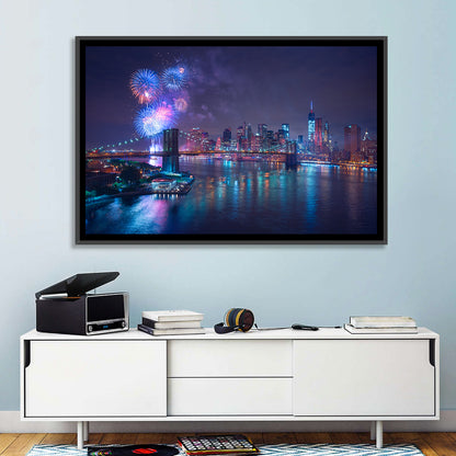 New York Firework Wall Art