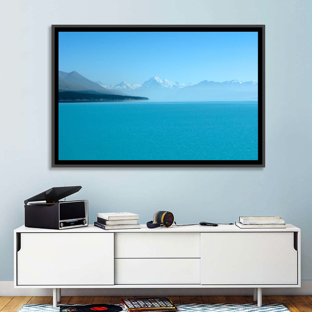 Turquoise Lake Pukaki View of Mount Cook Wall Art