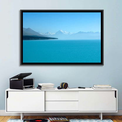 Turquoise Lake Pukaki View of Mount Cook Wall Art