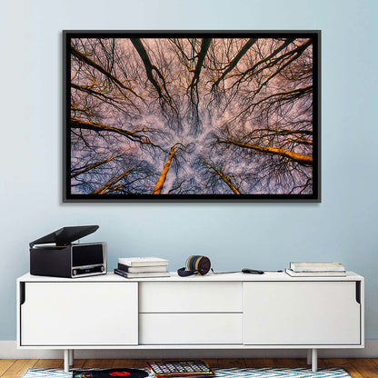 Misty Forest Abstract Wall Art