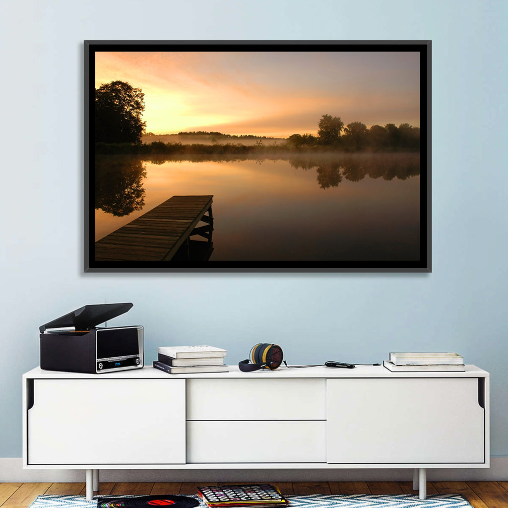 Golden Morning Pier Wall Art