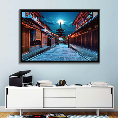 Moonlit Sannen Zaka Kyoto Wall Art