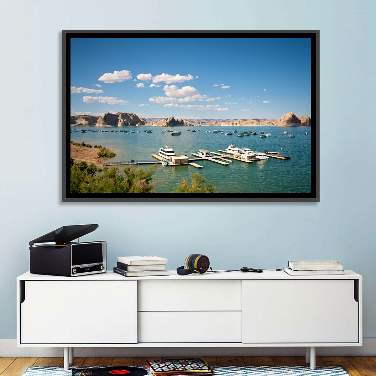 Lake Powell Marina, Page Arizona Wall Art