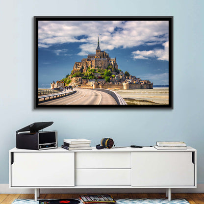 Mont Saint-michel at Low Tide Wall Art
