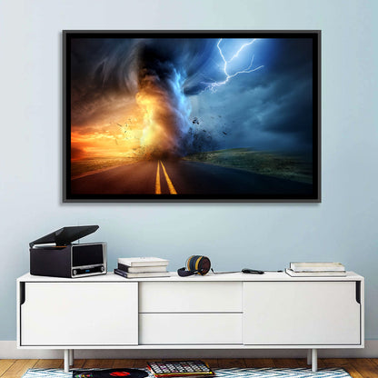 Road to a Twisting Tornado Wall Art