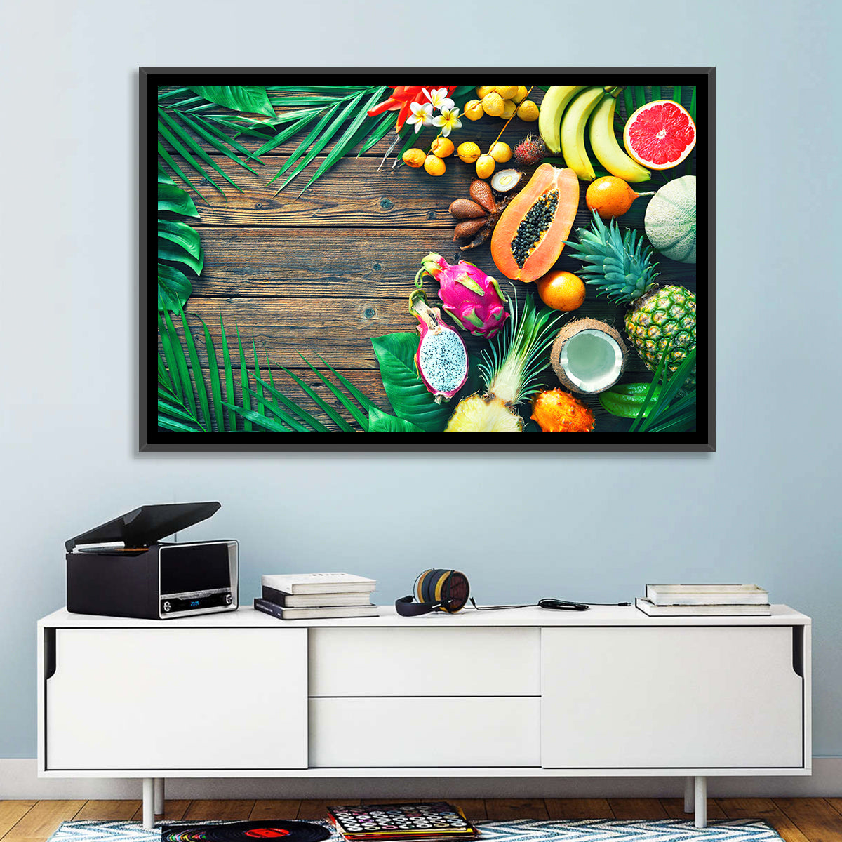 Tropical Fruit Still Life Wall Art