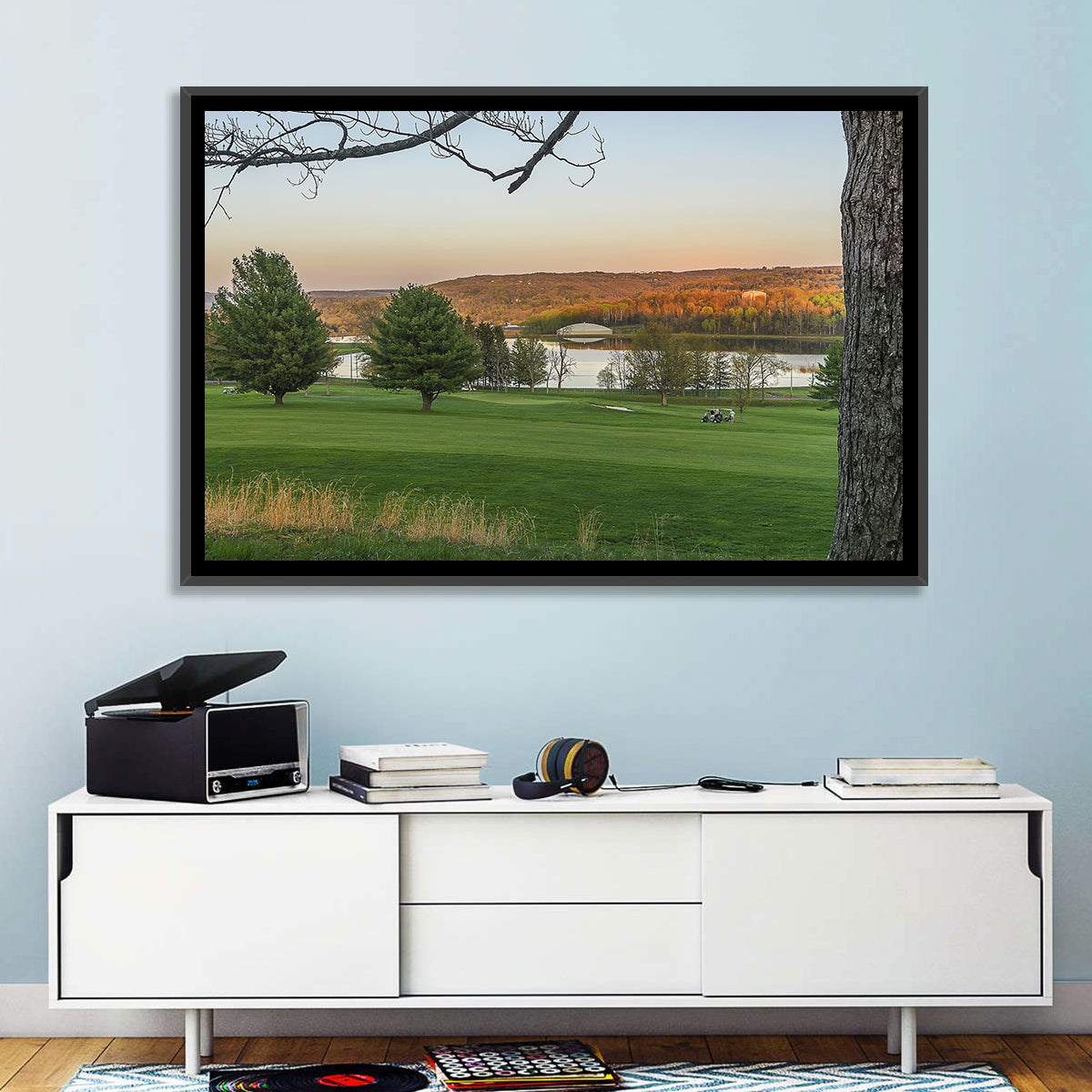 Roscoe Conkling Park Golden Hour Wall Art