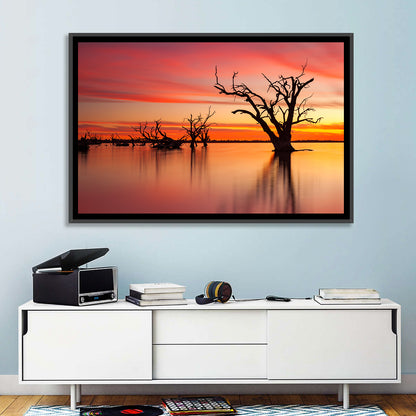 Lake Bonney Sunset Reflections Wall Art