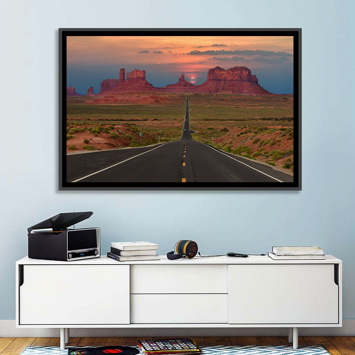 Tribal Park Monument Valley Sunset Wall Art