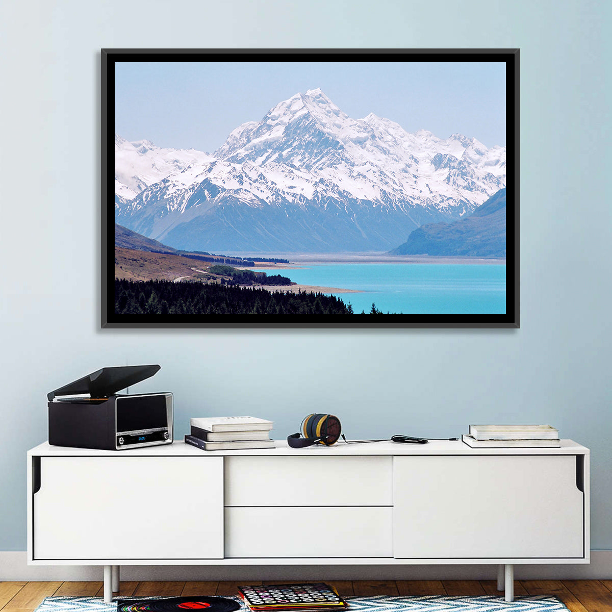 Lake Pukaki and Aoraki Mount Cook Wall Art
