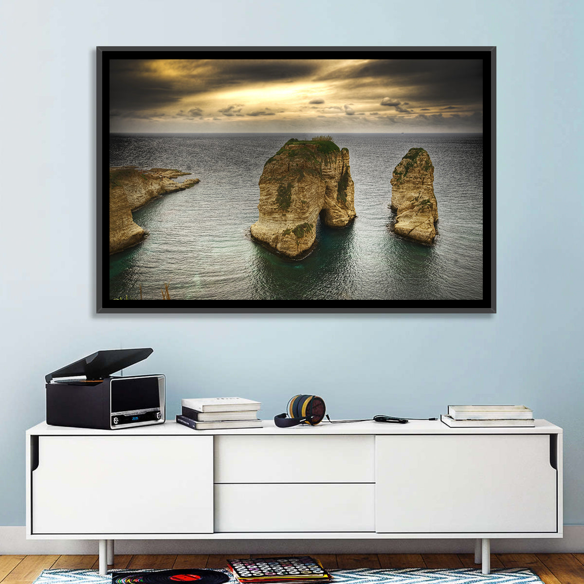 Pigeon Rocks, Raouché Wall Art