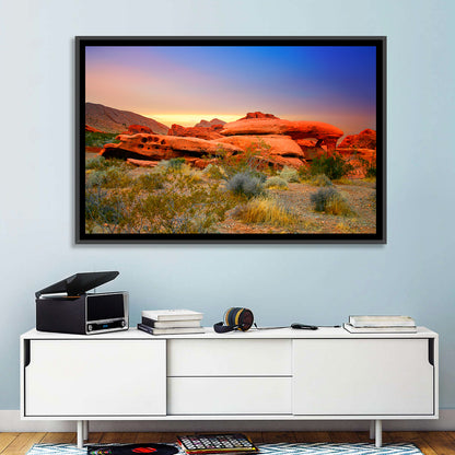 Red Rock Canyon Sunset Wall Art